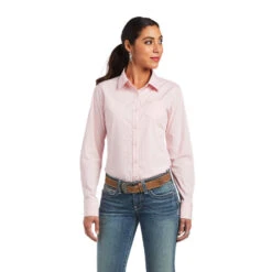 Ariat® Ladies R.E.A.L™ Bridal Rose & White Button Down Shirt 10040581