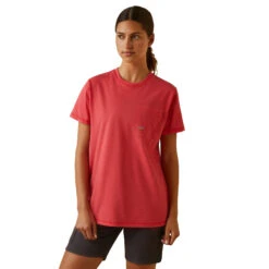 Ariat® Ladies Rebar Workman Logo Graphic Teaberry Pink T-Shirt 10043306 10 Ariat® Ladies Rebar Workman Logo Graphic Teaberry Pink T-Shirt 10043306 -Ariat Shop 10043306 back