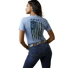 Ariat® Ladies Gila River Light Blue T-Shirt 10045446