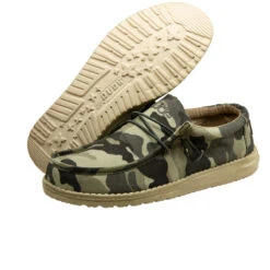 Hey Dude Men's Wally Canvas Camo Shoes 110067003 -Ariat Shop 110067003 WALLY CAMO 3