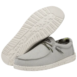 Hey Dude Men's Wally Sox Fog Shoes 110353080 -Ariat Shop 110353080 WALLY SOX FOG LEFT 3 1