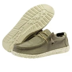 Hey Dude Men's Wally Stretch Beige Shoes 110380500 -Ariat Shop 110380500 WALLY STRETCH BEIGE 3 da7d2775 0836 427c a50b 2eb765e4c158