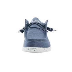Hey Dude Men's Wally Stretch Blue Shoes 110382600 9 Hey Dude Men's Wally Stretch Blue Shoes 110382600 -Ariat Shop 110382600 WALLY STRETCH BLUE 04
