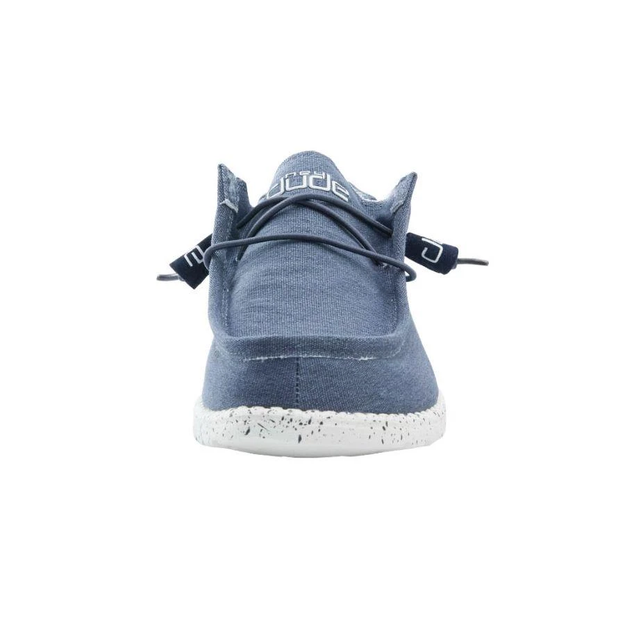 Hey Dude Men's Wally Stretch Blue Shoes 110382600 5 Hey Dude Men's Wally Stretch Blue Shoes 110382600 - Image 5