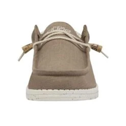 Hey Dude Men's Wally Linen Natural Clay Slip On Shoe 110793298 6 Hey Dude Men's Wally Linen Natural Clay Slip On Shoe 110793298 -Ariat Shop 110793298 3