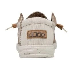 Hey Dude Men's Wally Linen Natural Clay Slip On Shoe 110793298 7 Hey Dude Men's Wally Linen Natural Clay Slip On Shoe 110793298 -Ariat Shop 110793298 4