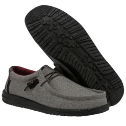 Hey Dude® Men's Wally Eco Ascend Ripstop Grey Shoes 112623335 -Ariat Shop 112623335d