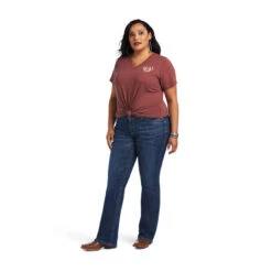 Ariat® Ladies R.E.A.L™ Longhorn Roasted Russet T-Shirt 10040621 14 Ariat® Ladies R.E.A.L™ Longhorn Roasted Russet T-Shirt 10040621 -Ariat Shop 1280 2Glsfgdyvh241cuo