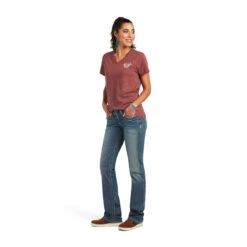 Ariat® Ladies R.E.A.L™ Longhorn Roasted Russet T-Shirt 10040621 15 Ariat® Ladies R.E.A.L™ Longhorn Roasted Russet T-Shirt 10040621 -Ariat Shop 1280 klOo2HaAQjz56IPS