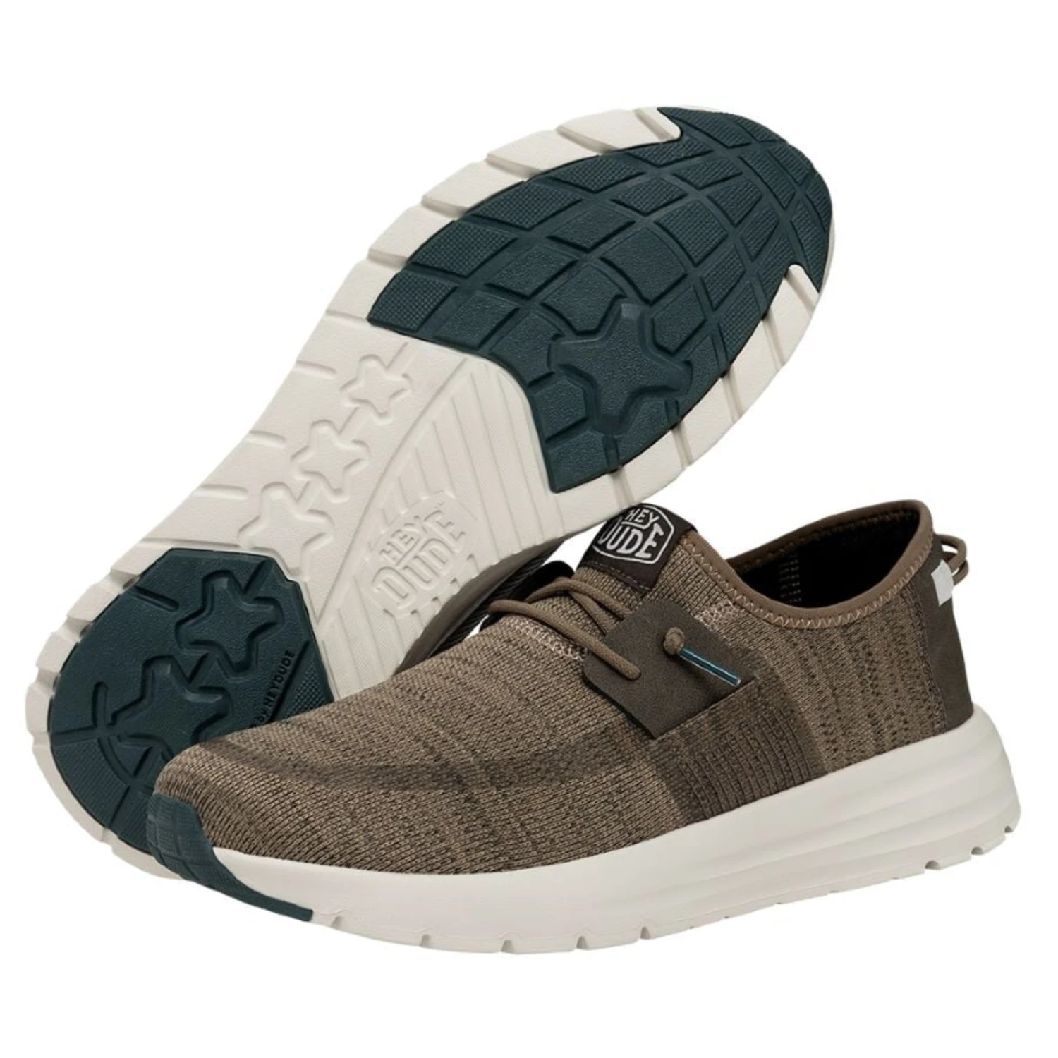 Hey Dude® Men's Sirocco Beige Bark Casual Shoes 40140-2CA 5 Hey Dude® Men's Sirocco Beige Bark Casual Shoes 40140-2CA - Image 5