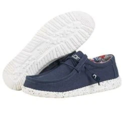 Hey Dude Men's Wally Stretch Blue Shoes 110382600 7 Hey Dude Men's Wally Stretch Blue Shoes 110382600 -Ariat Shop 57 24bb66e9 7db7 4021 83aa 1fb27cd60b49