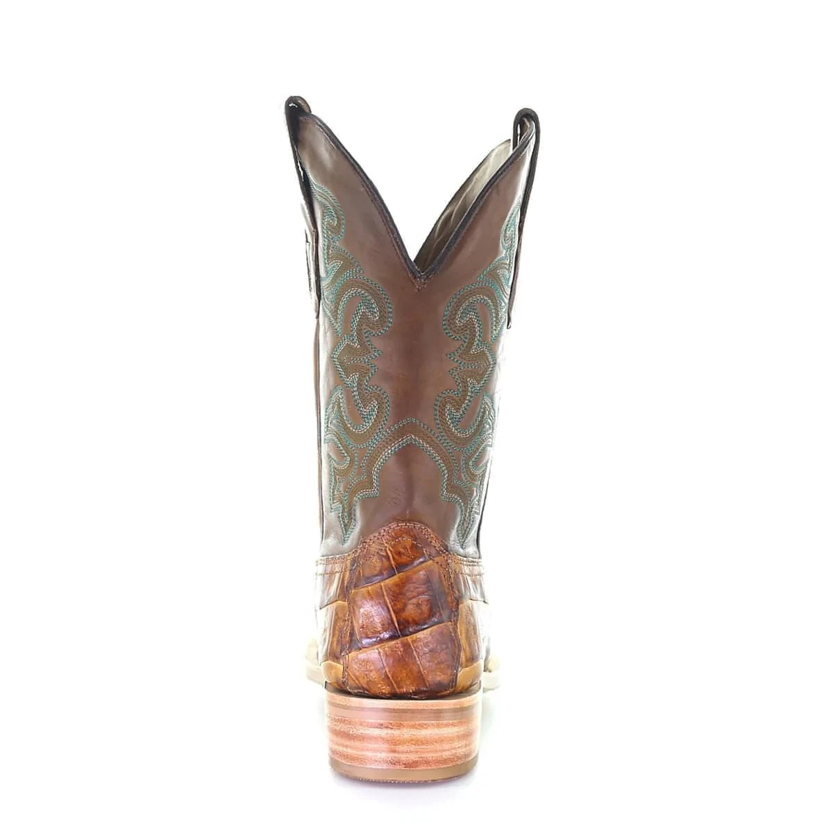 Corral Boots Corral Men's Antique Saddle Caiman Leather Boots A4055 3 Corral Boots Corral Men's Antique Saddle Caiman Leather Boots A4055 - Image 3