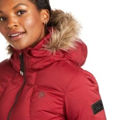Ariat® Ladies Altitude Down Red Rhubard Jacket 10037471 5 Ariat® Ladies Altitude Down Red Rhubard Jacket 10037471 -Ariat Shop F21 WMS ENGL 10037471 detail01