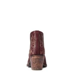 Ariat® Ladies Dixon Weathered Red Western Booties 10038343 -Ariat Shop F21 WMS WEST 10038343 heel