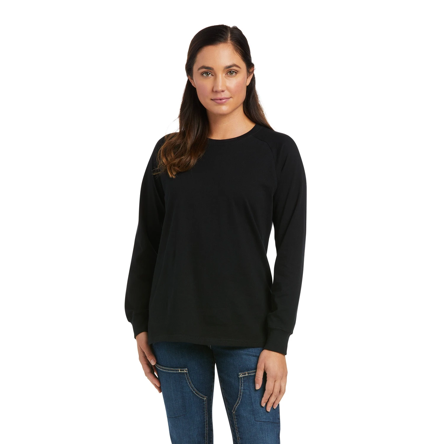 Ariat Women's Rebar CottonStrong™ Black Flag T-Shirt10037703 2 Ariat Women's Rebar CottonStrong™ Black Flag T-Shirt10037703 - Image 2