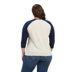 Ariat Ladies R.E.A.L.™ Sunrise Classic Beige T-Shirt 10041292 -Ariat Shop F22 WMS WEST 10041292 back plus