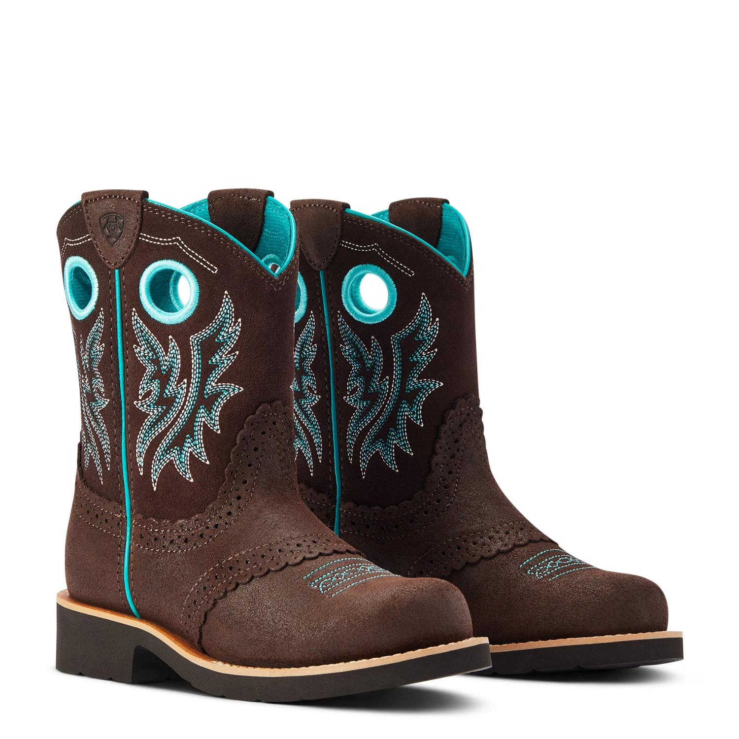 Ariat® Girl's Fatbaby® Cowgirl Royal Chocolate & Fudge Boots 10042537 5 Ariat® Girl's Fatbaby® Cowgirl Royal Chocolate & Fudge Boots 10042537 - Image 5
