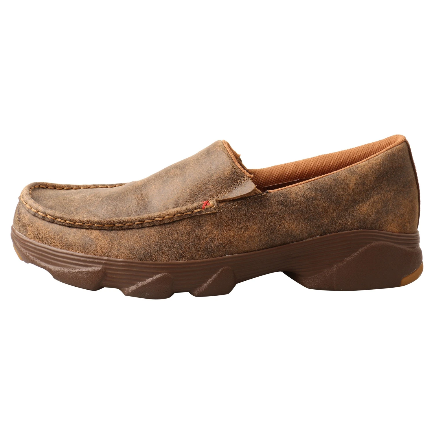 Twisted X Men's Bomber Brown Slip-On Crossover Moc Shoes MIE0001 3 Twisted X Men's Bomber Brown Slip-On Crossover Moc Shoes MIE0001 - Image 3