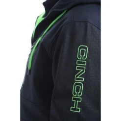 Cinch Men's Black Logo Softshell Hooded Bonded Jacket MWJ1524001 8 Cinch Men's Black Logo Softshell Hooded Bonded Jacket MWJ1524001 -Ariat Shop MWJ1524001 5