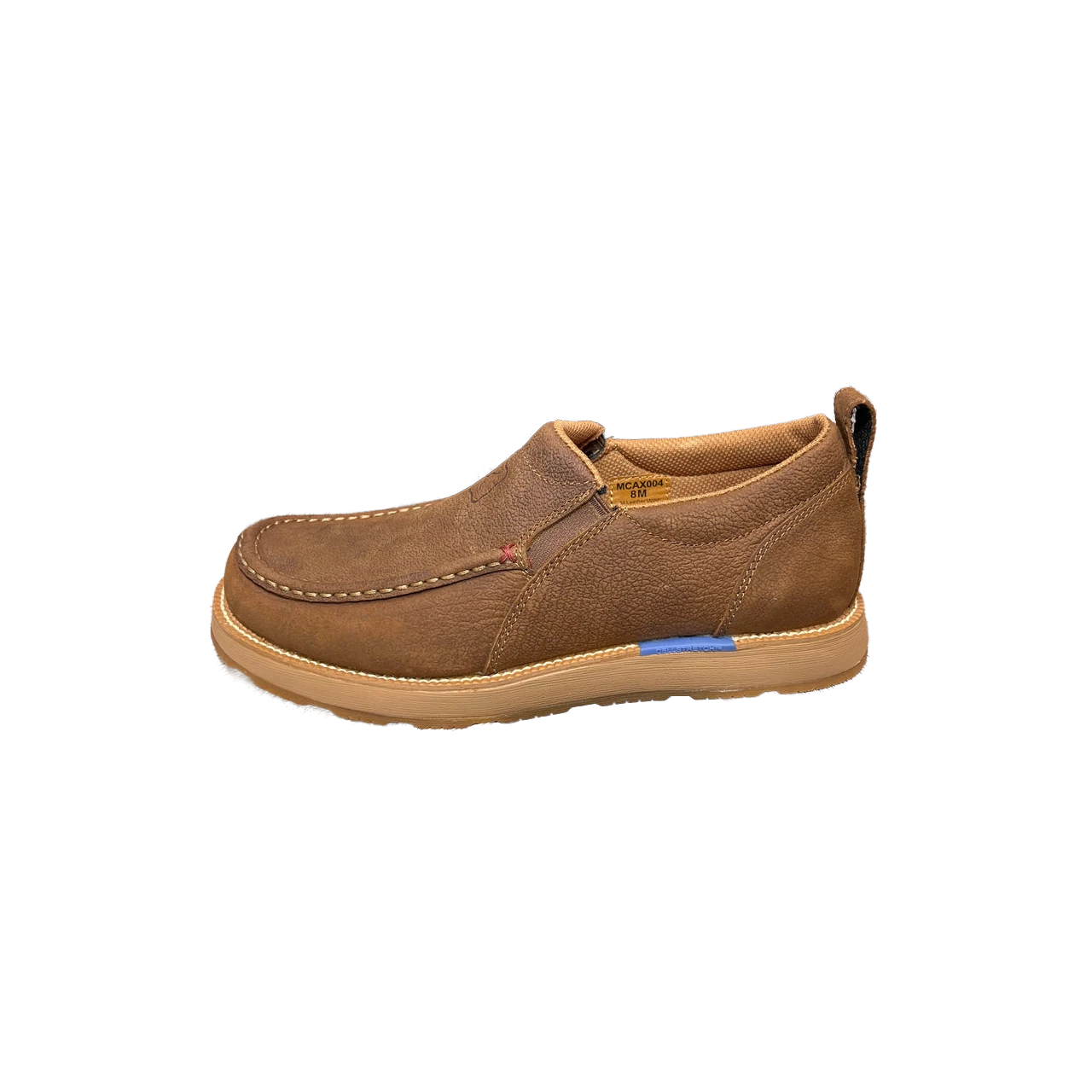 Twisted X Men's Tawny Brown CellStretch Wedge Driving Moc MCAX004 3 Twisted X Men's Tawny Brown CellStretch Wedge Driving Moc MCAX004 - Image 3