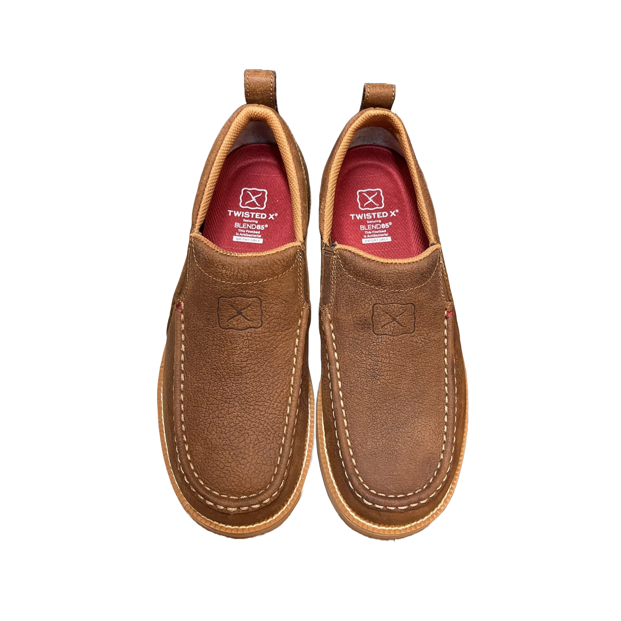 Twisted X Men's Tawny Brown CellStretch Wedge Driving Moc MCAX004 4 Twisted X Men's Tawny Brown CellStretch Wedge Driving Moc MCAX004 - Image 4