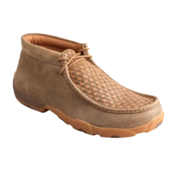 Twisted X Men's Bomber/Tan Patchwork Driving Mocs MDM0033