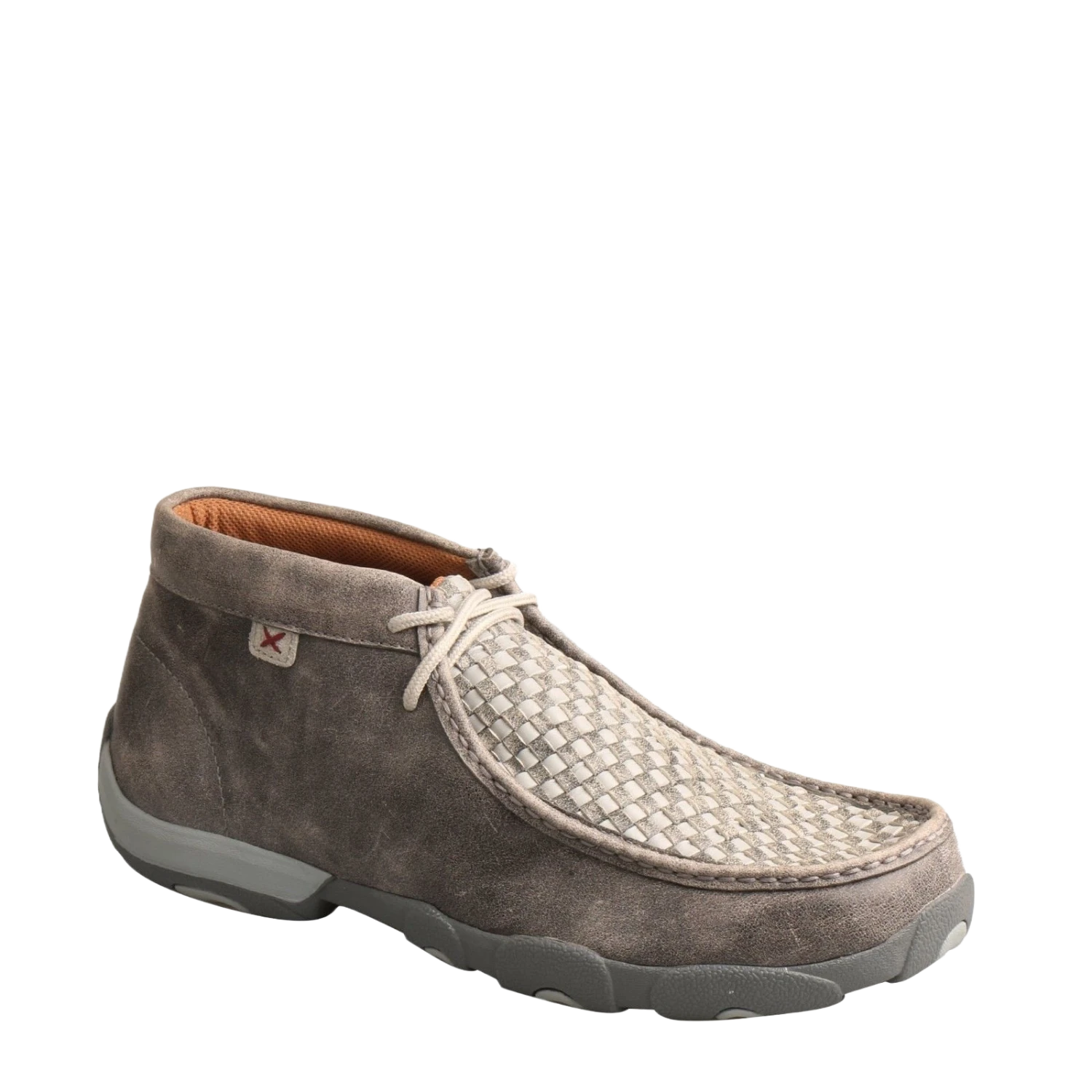Twisted X Men's Casual Gray Basket Weave Driving Mocs MDM0073 1 Twisted X Men's Casual Gray Basket Weave Driving Mocs MDM0073