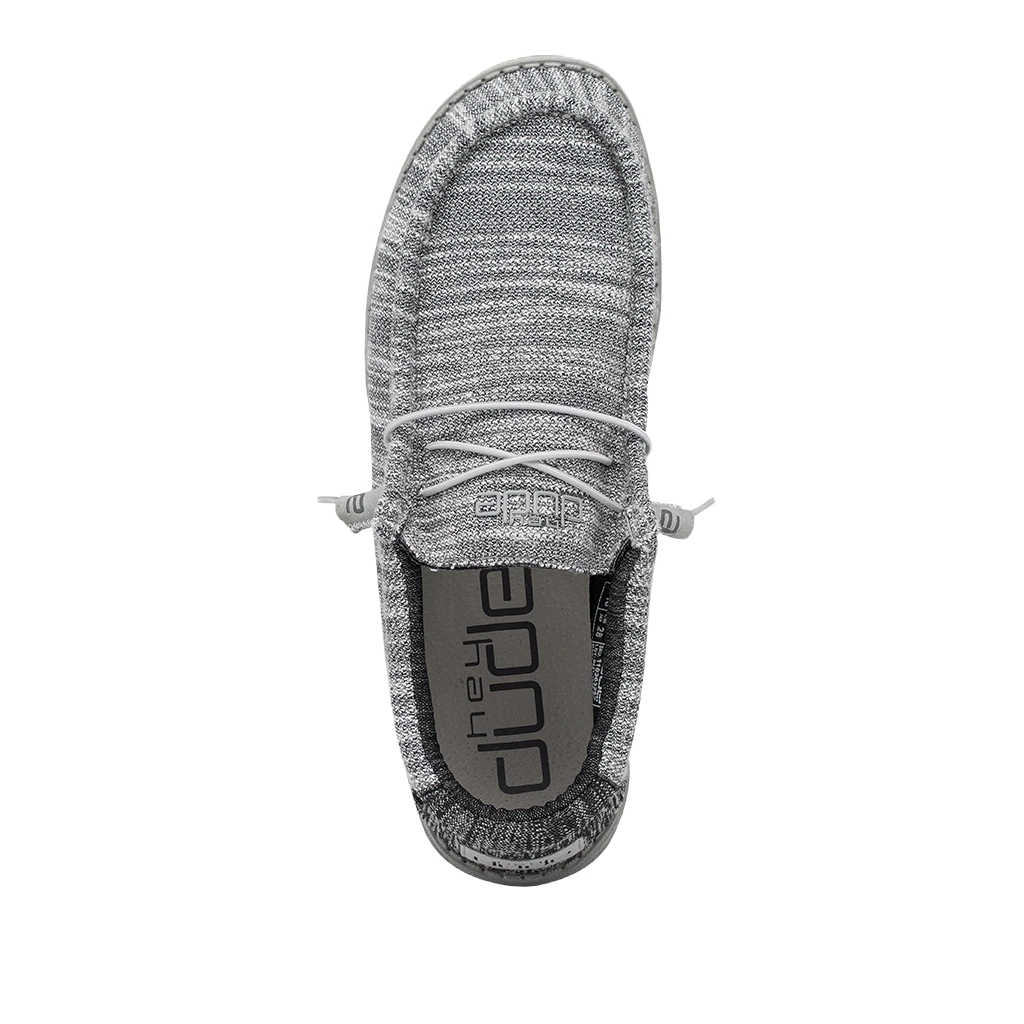 Hey Dude® Men's Wally Stretch Platinum Mix Shoes 110383267 2 Hey Dude® Men's Wally Stretch Platinum Mix Shoes 110383267 - Image 2