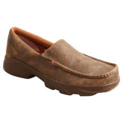 Twisted X Men's Bomber Brown Slip-On Crossover Moc Shoes MIE0001