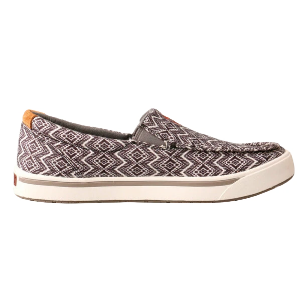 Twisted X® Men's Hooey Slip-On Loper Black & White Shoes MHYC027 2 Twisted X® Men's Hooey Slip-On Loper Black & White Shoes MHYC027 - Image 2