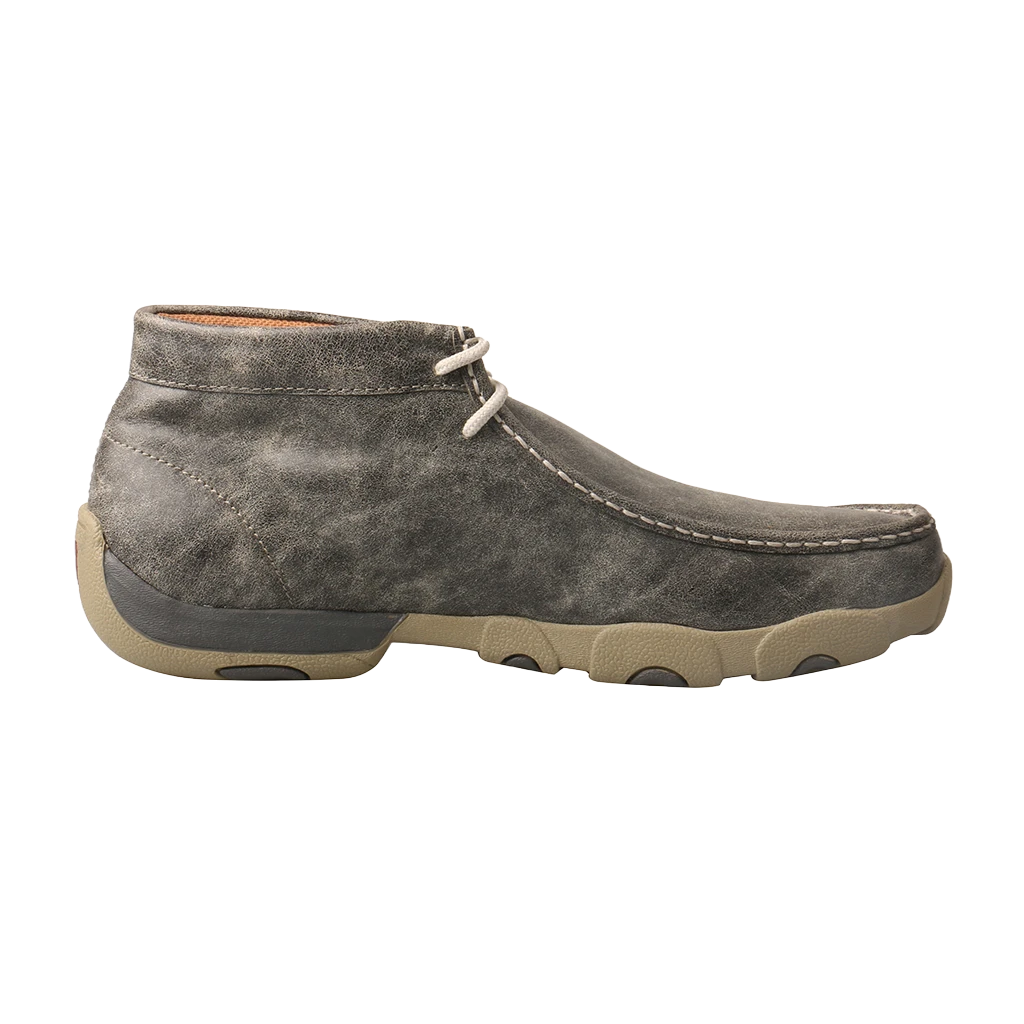 Twisted X Men's Chukka Driving Moc Grey Lace Up Shoes MDM0072 2 Twisted X Men's Chukka Driving Moc Grey Lace Up Shoes MDM0072 - Image 2