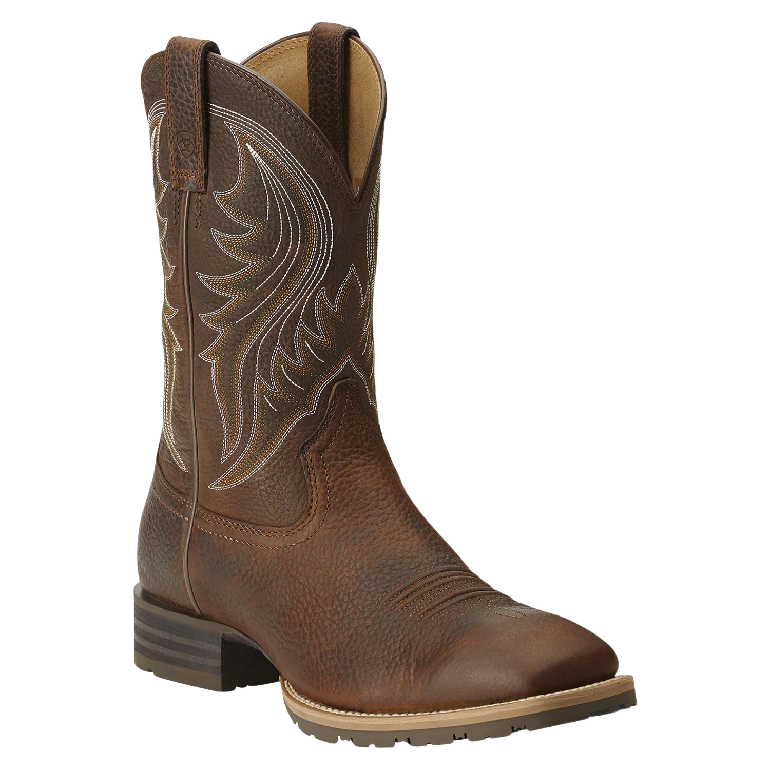 Ariat® Men's Hybrid Rancher Brown Oiled Rowdy Square Toe Boot 10014070 1 Ariat® Men's Hybrid Rancher Brown Oiled Rowdy Square Toe Boot 10014070