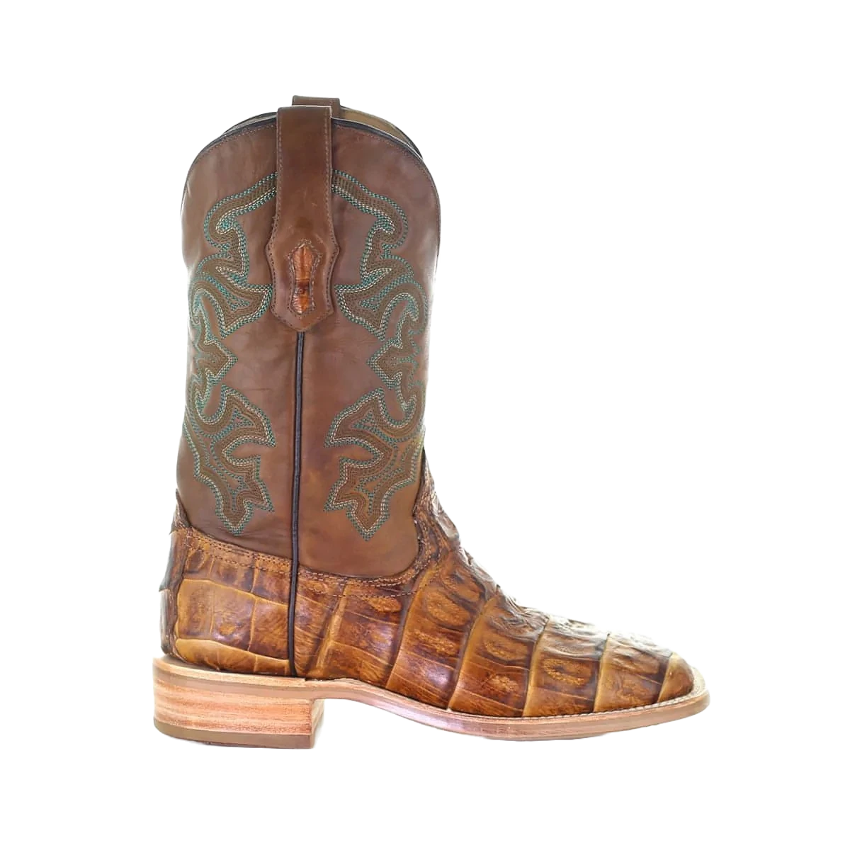 Corral Boots Corral Men's Antique Saddle Caiman Leather Boots A4055 2 Corral Boots Corral Men's Antique Saddle Caiman Leather Boots A4055 - Image 2