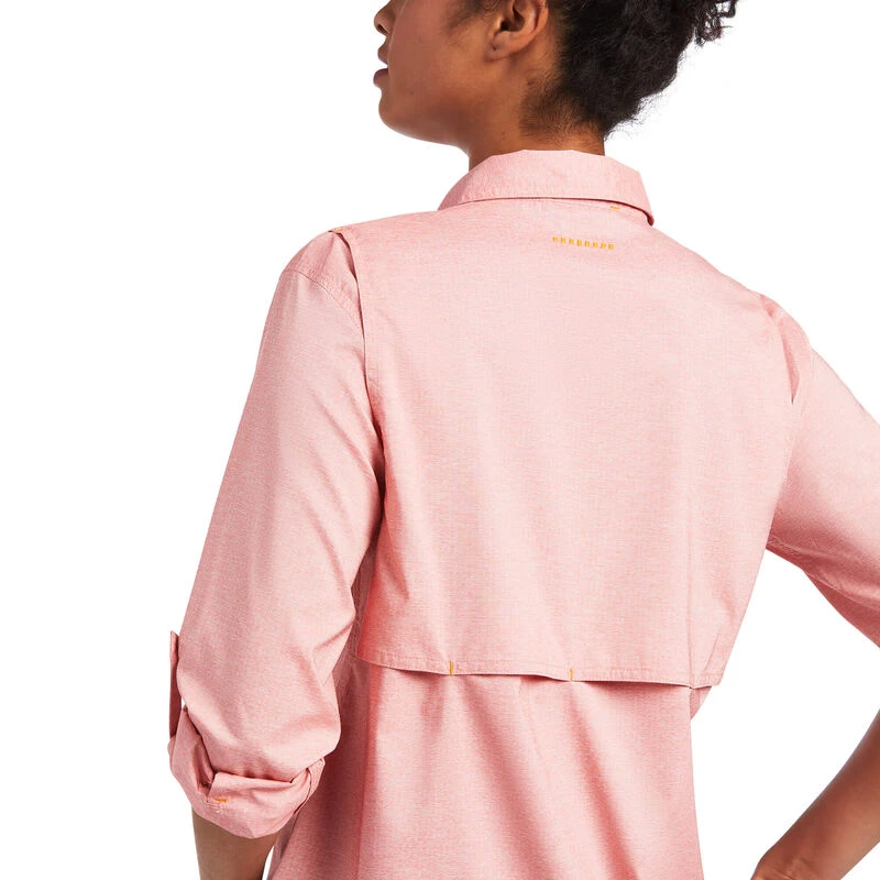 Ariat® Ladies Rebar VentTEK Summer Melon Button Down Shirt 10039481 4 Ariat® Ladies Rebar VentTEK Summer Melon Button Down Shirt 10039481 - Image 4