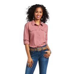Ariat Ladies Outbound VenTEKâ„¢ Antuque Rubia Button Down Shirt 10039808