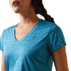 Ariat® Ladies Laguna Patriot Mosaic Blue T-Shirt 10043626 -Ariat Shop S23 WMS WEST 10043626 detail01