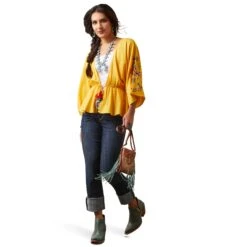 Ariat® Ladies Carmen York Yellow Top 10043667